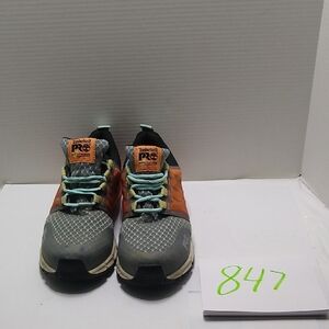 Timberland PRO Men's Orange and Gray Sneakers size 10 Stylish and comfortable.